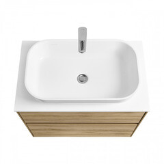 Столешница под раковину 75х46,5х1,6 см белая Aquaton Либерти (1A281003LY010) - фото 4