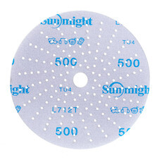 Диск шлифовальный Sunmight Ceramic d150 мм P500 на липучку пленочная основа (5 шт.)