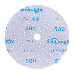 Изображение товара Диск шлифовальный Sunmight Ceramic d150 мм P500 на липучку пленочная основа (5 шт.)