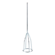 Миксер-насадка (венчик) для гипса Hesler 80x400 мм хвостовик шестигранный