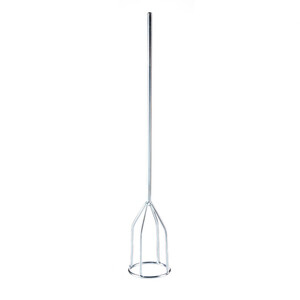 Миксер-насадка (венчик) для гипса Hesler 100x600 мм хвостовик шестигранный