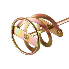 Миксер-насадка (венчик) для цементных растворов Hesler 80x400 мм хвостовик шестигранный - фото 5