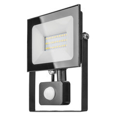 Прожектор светодиодный Онлайт ДО-50 4000К 50 Вт IP65 с датчиком движения черный - фото 1