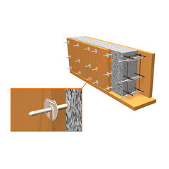 Стяжка для несъемной опалубки универсальная Элемент №1 (150 шт.) - фото 2