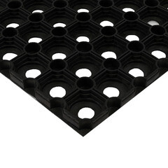 Изображение товара Коврик придверный резиновый Руберг 80х120 см черный