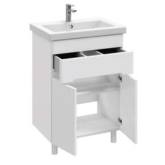 Комплект тумба с раковиной Sanstar Модена 50 см напольная белая (222.1-1.4.1.К/222.1-1.4.1СККОМ) - фото 4