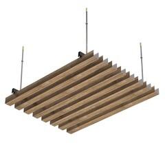 Рейка кубообразный дизайн 30х40 мм 3 м white wood - фото 3