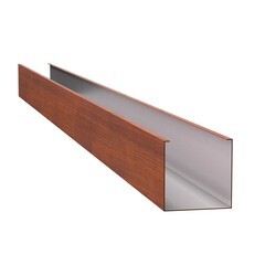 Рейка кубообразный дизайн 30х40 мм 3 м cherry wood - фото 1