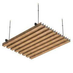 Рейка кубообразный дизайн 30х40 мм 3 м honey wood - фото 3