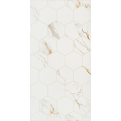 Плитка облицовочная Alma Ceramica Dublin белая геометрия 500x249x8,5 мм (11 шт.=1,37 кв.м) - фото 3