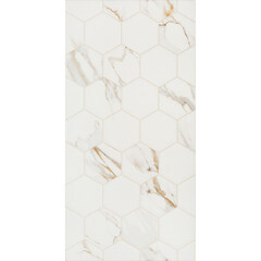 Плитка облицовочная Alma Ceramica Dublin белая геометрия 500x249x8,5 мм (11 шт.=1,37 кв.м) - фото 4