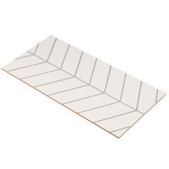 Плитка облицовочная Lavelly Eterno Motivo белая 598x298x8,5 мм (8 шт.=1,425 кв.м) - фото 6