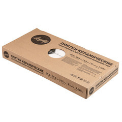 Плитка облицовочная Lavelly Eterno Motivo Accento черно-белая 598x298x8,5 мм (8 шт.=1,425 кв.м) - фото 6