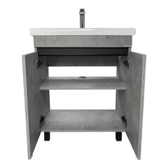 Тумба под раковину Comforty Варадеро 70 см напольная бетон светлый (00-00021238CF) - фото 18