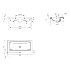 Тумба под раковину Comforty Варадеро 70 см напольная бетон светлый (00-00021238CF) - фото 13