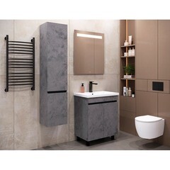 Тумба под раковину Comforty Варадеро 70 см напольная бетон светлый (00-00021238CF) - фото 11