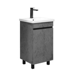 Тумба под раковину Comforty Варадеро 50 см напольная бетон светлый (00-00021603CF) - фото 1