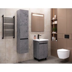 Тумба под раковину Comforty Варадеро 50 см напольная бетон светлый (00-00021603CF) - фото 11