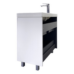 Комплект тумба с раковиной Comforty Сантьяго 80 см напольная ясень беленый (00-00021031CF) - фото 12