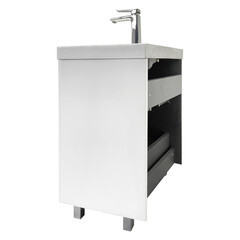 Комплект тумба с раковиной Comforty Сантьяго 60 см напольная ясень беленый (00-00021032CF) - фото 14