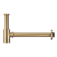 Сифон для раковины Swedbe Select 1 1/4х32 мм без выпуска с соединением 32 мм золото (0006GO) - фото 3