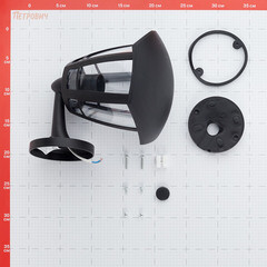 Светильник садово-парковый настенный Svet Сити Дели 1 черный E27 60 Вт IP44 (1202-01021/2841) - фото 4