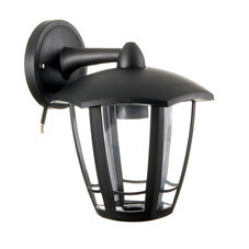 Светильник садово-парковый настенный Svet Сити Дели 3 черный E27 60 Вт IP44 (1202-03021/2858)
