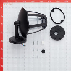 Светильник садово-парковый настенный Svet Сити Дели 3 черный E27 60 Вт IP44 (1202-03021/2858) - фото 4