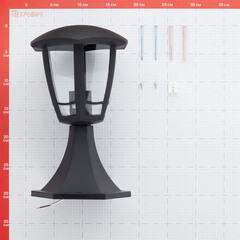 Светильник садово-парковый Svet Сити Валенсия 1 черный 290 мм E27 60 Вт IP44 (1226-01021/2872) - фото 3