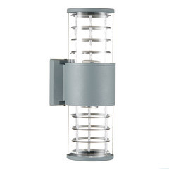 Светильник садово-парковый настенный Feron Техно серый E27 60 Вт IP54 (06299) - фото 1