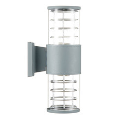 Светильник садово-парковый настенный Feron Техно серый E27 60 Вт IP54 (06299) - фото 4