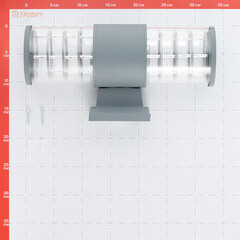 Светильник садово-парковый настенный Feron Техно серый E27 60 Вт IP54 (06299) - фото 2