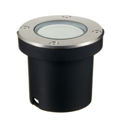 Светильник тротуарный встраиваемый Feron черный GU5.3 7 Вт IP65 (11856) - фото 1