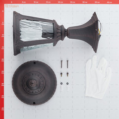 Светильник садово-парковый Maytoni Goiri бронза 470 мм E27 60 Вт IP44 (O029FL-01BZ) - фото 2