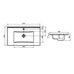 Комплект тумба с раковиной Comforty Сан-Луис 80 см подвесная белая матовая (00-00021218CF) - фото 13