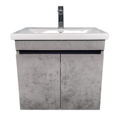 Тумба под раковину Comforty Варадеро 60 см подвесная бетон светлый (00-00021235CF) - фото 19
