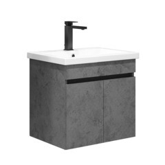 Изображение товара Тумба под раковину Comforty Варадеро 60 см подвесная бетон светлый (00-00021235CF)