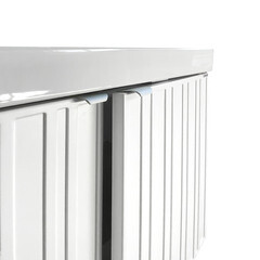 Комплект тумба с раковиной Comforty Мансанильо 80 см подвесная белая матовая (CF19595BX-80) - фото 15