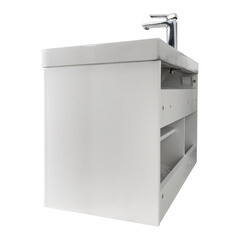 Комплект тумба с раковиной Comforty Мансанильо 80 см подвесная белая матовая (CF19595BX-80) - фото 14