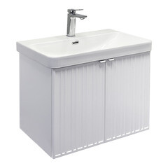 Комплект тумба с раковиной Comforty Мансанильо 70 см подвесная белая матовая (CF19595BX-70) - фото 19