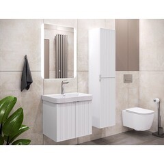 Комплект тумба с раковиной Comforty Мансанильо 60 см подвесная белая матовая (CF19595BX-60) - фото 18