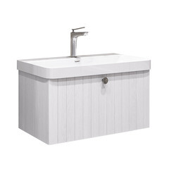 Изображение товара Комплект тумба с раковиной Comforty Сантьяго 80 см подвесная ясень беленый (00-00021030CF)