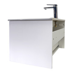 Комплект тумба с раковиной Comforty Сан-Луис 70 см подвесная белая матовая (00-00021665CF) - фото 14