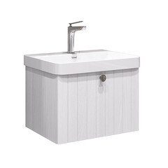 Изображение товара Комплект тумба с раковиной Comforty Сантьяго 60 см подвесная ясень беленый (00-00021028CF)