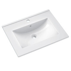 Комплект тумба с раковиной Comforty Гавана 60 см подвесная дуб темно-коричневый (00-00021223CF) - фото 14