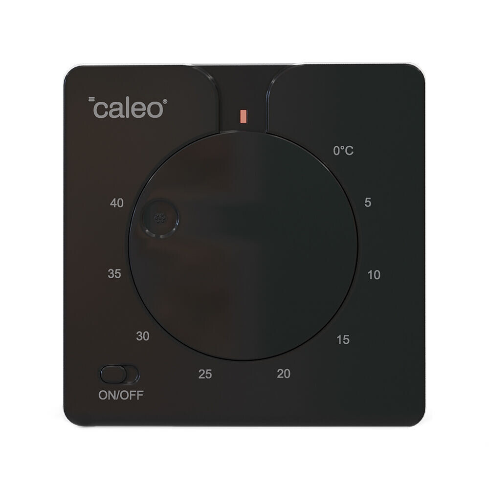 

Терморегулятор механический для теплого пола Caleo C430 Black черный