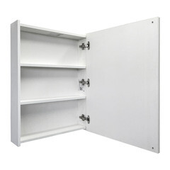 Зеркальный шкаф Comforty Сан-Луис 60х80х15 см подвесной белый матовый - фото 14