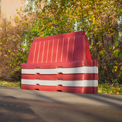 Дорожный блок вставной Экопром 2000 мм 25 л белый - фото 2