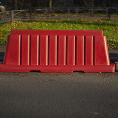 Дорожный блок вставной Экопром 2000 мм 25 л красный - фото 6