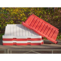 Дорожный блок вставной Экопром 2000 мм 25 л красный - фото 3